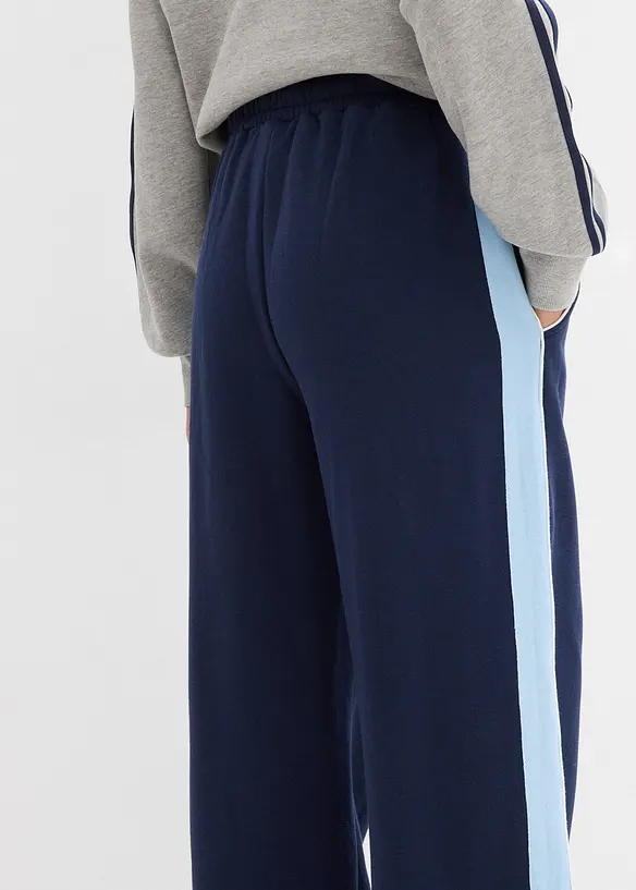 Pantaloni in felpa di misto cotone, bonprix