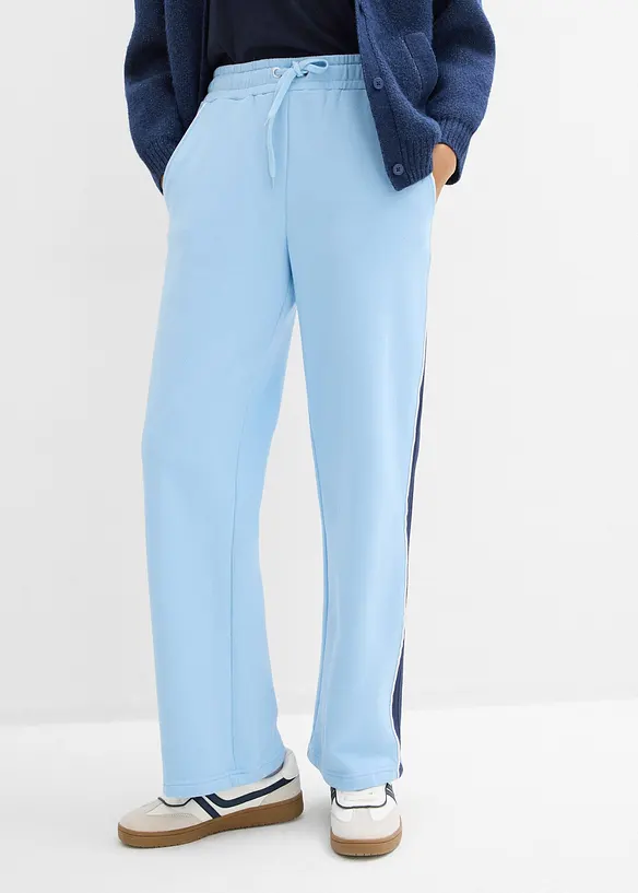 Pantaloni in felpa di misto cotone, bonprix