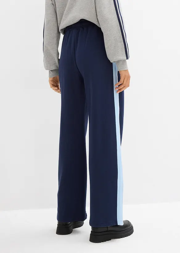 Pantaloni in felpa di misto cotone, bonprix