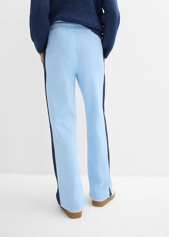 Pantaloni in felpa di misto cotone, bonprix