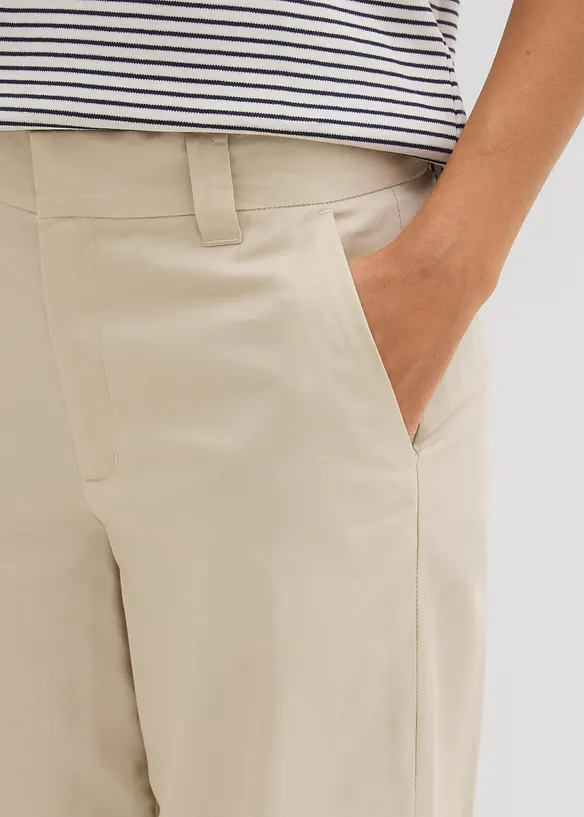 Pantaloni chino in puro cotone biologico, bonprix