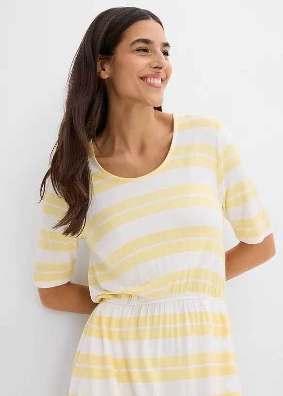 Abito in maglina di misto viscosa, bonprix