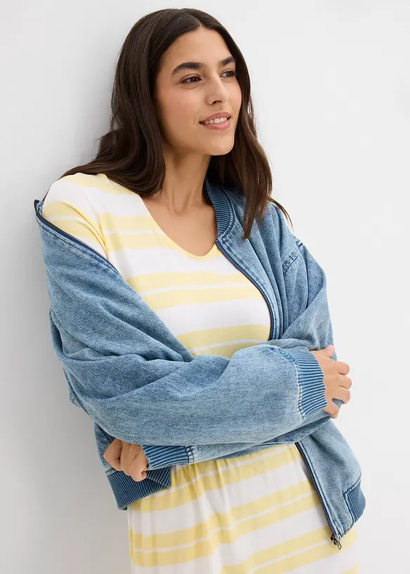 Abito in maglina di misto viscosa, bonprix