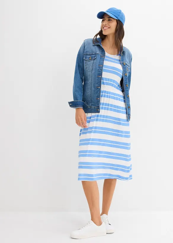 Abito in maglina di misto viscosa, bonprix