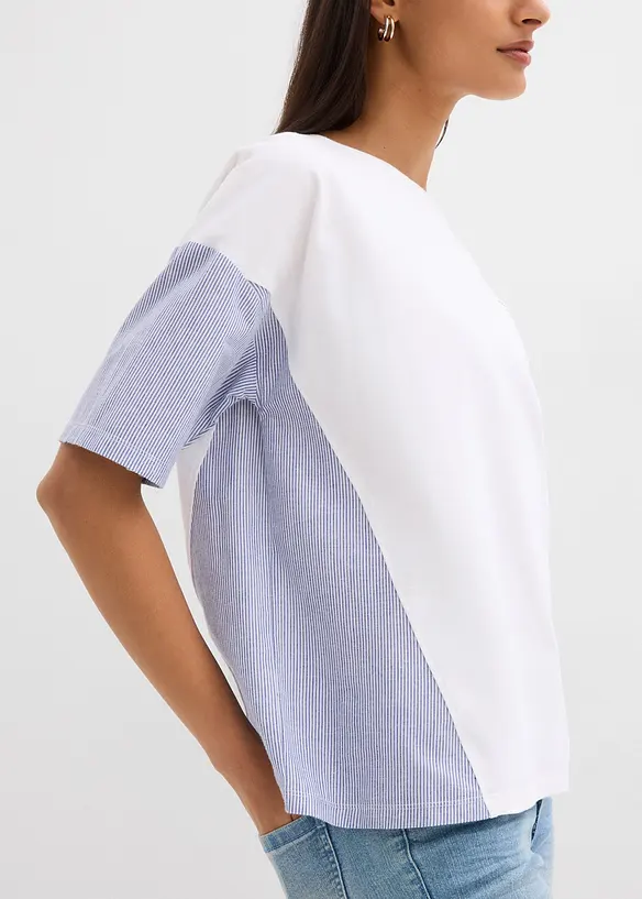 Maxi maglia in misto cotone, bonprix