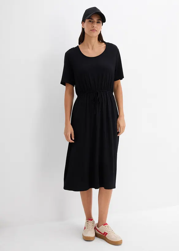 Abito in jersey di misto viscosa fluente, bonprix