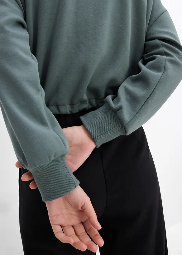 Bomber oversize in morbido misto viscosa effetto neoprene, bonprix