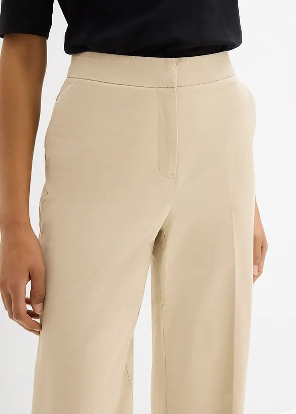 Pantaloni chino in twill di cotone, bonprix