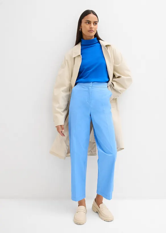 Pantaloni chino in twill di cotone, bonprix