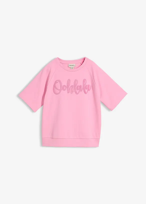 Felpa in misto cotone, bonprix