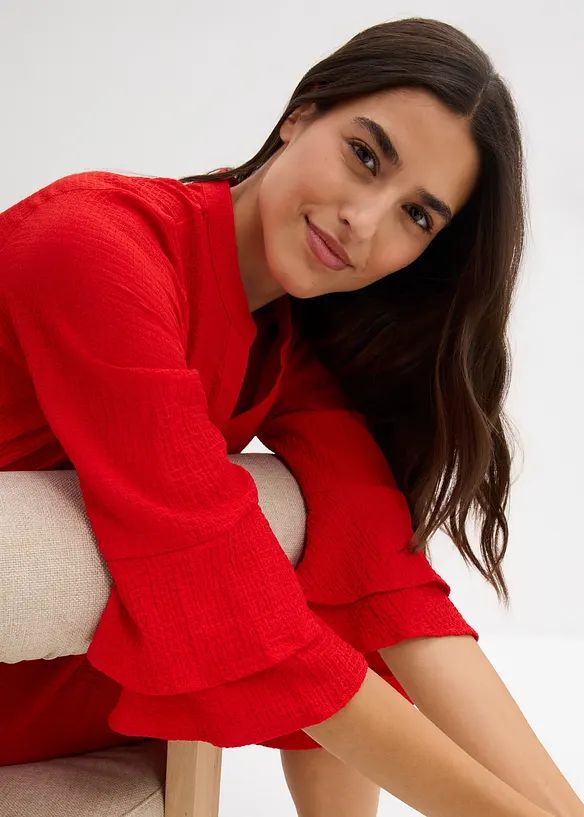 Abito in misto viscosa, bonprix