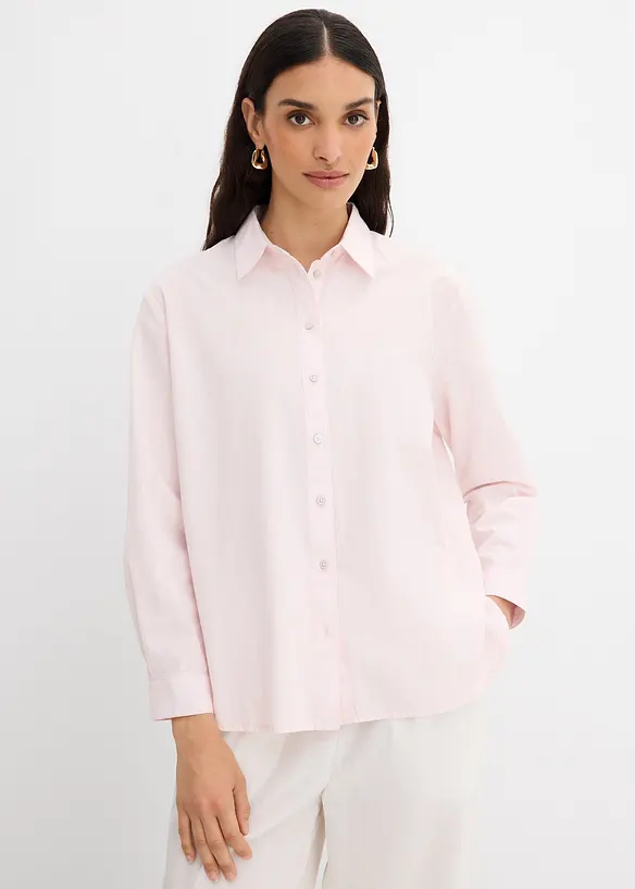 Camicia a righe in puro cotone biologico, bonprix