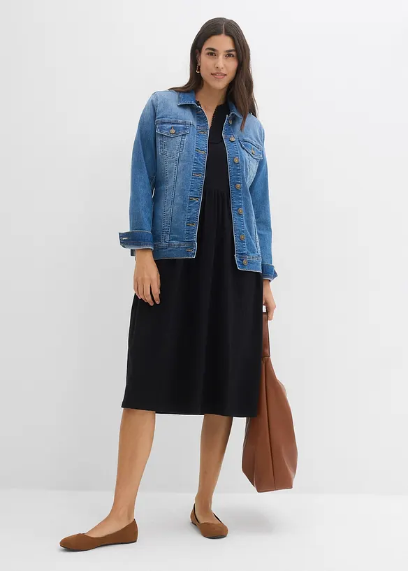 Abito in maglina di puro cotone, bonprix