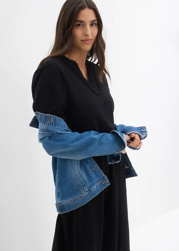 Abito in maglina di puro cotone, bonprix