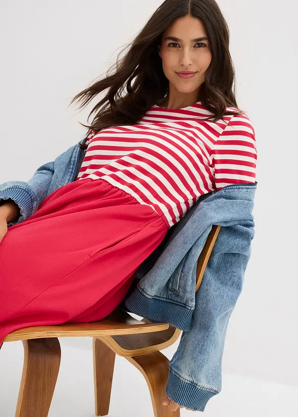 Abito in maglina di puro cotone, bonprix