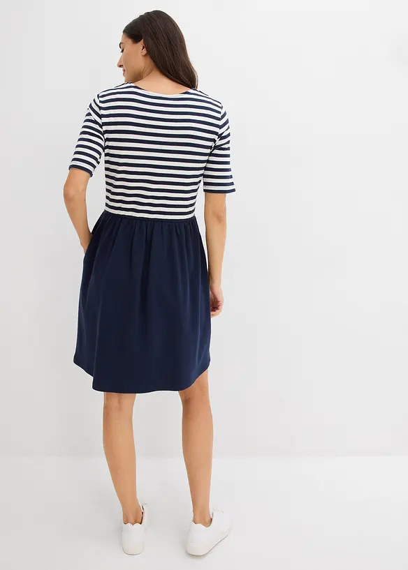 Abito in maglina di puro cotone, bonprix