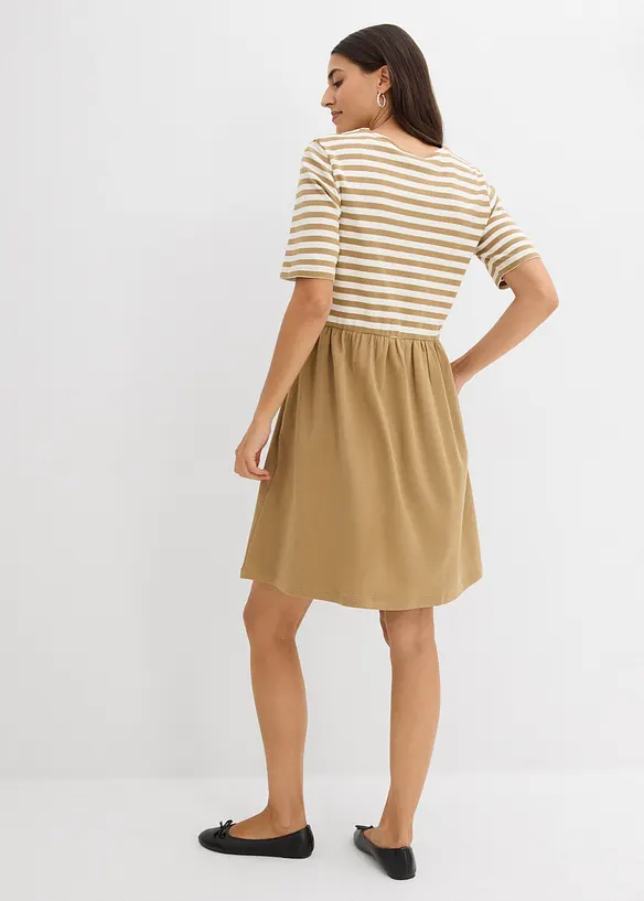 Abito in maglina di puro cotone, bonprix