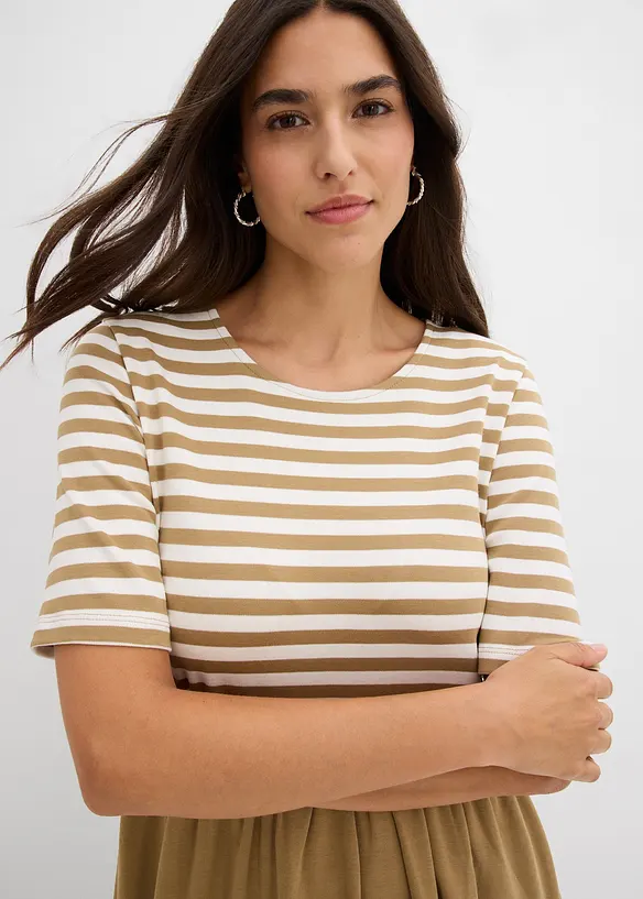 Abito in maglina di puro cotone, bonprix