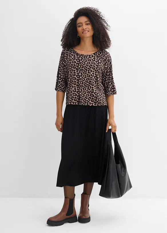 Abito in maglina di puro cotone, bonprix