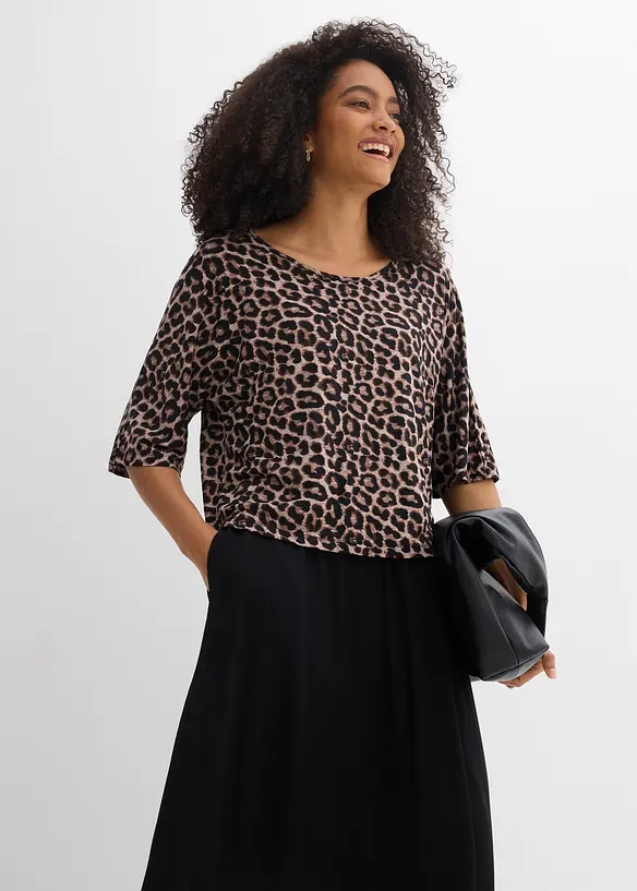 Abito in maglina di puro cotone, bonprix