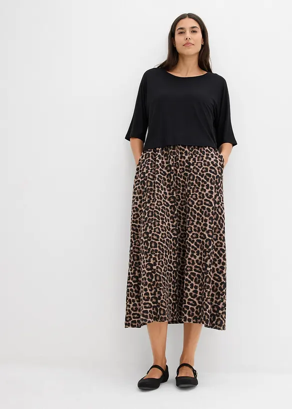 Abito in maglina di puro cotone, bonprix