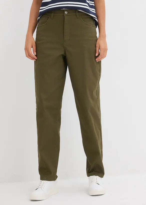 Pantaloni barrel con elastico in vita, bonprix