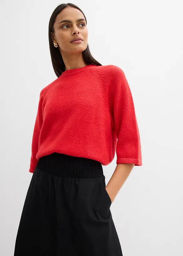 Gonna midi in puro cotone, bonprix