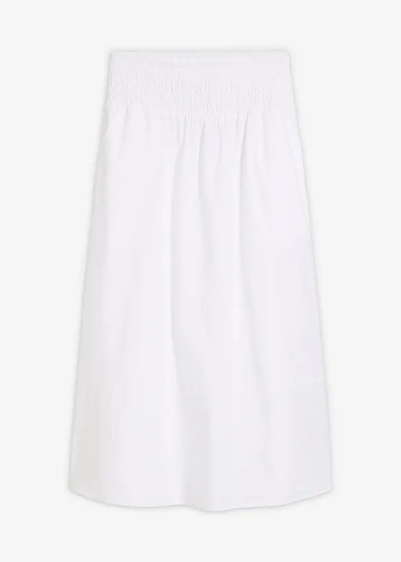 Gonna midi in puro cotone, bonprix