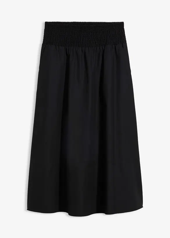 Gonna midi in puro cotone, bonprix