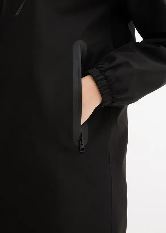 Giubbotto impermeabile leggero con borsa a tracolla, bonprix