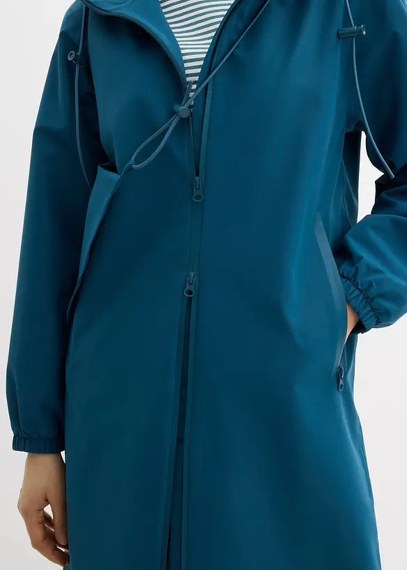 Giubbotto impermeabile leggero con borsa a tracolla, bonprix