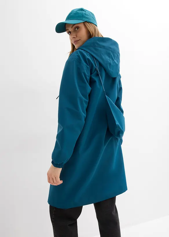 Giubbotto impermeabile leggero con borsa a tracolla, bonprix