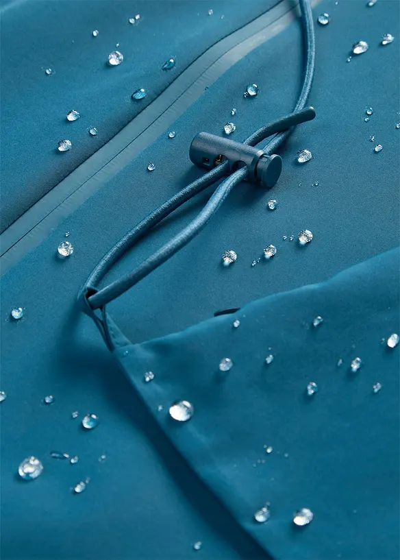 Giubbotto impermeabile leggero con borsa a tracolla, bonprix