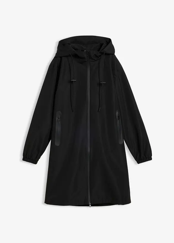 Giubbotto impermeabile leggero con borsa a tracolla, bonprix