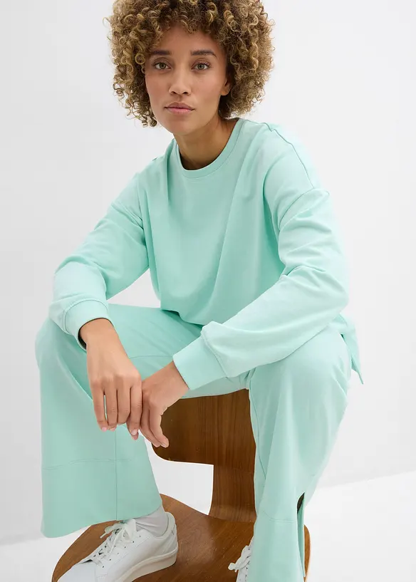 Felpa in misto cotone, bonprix