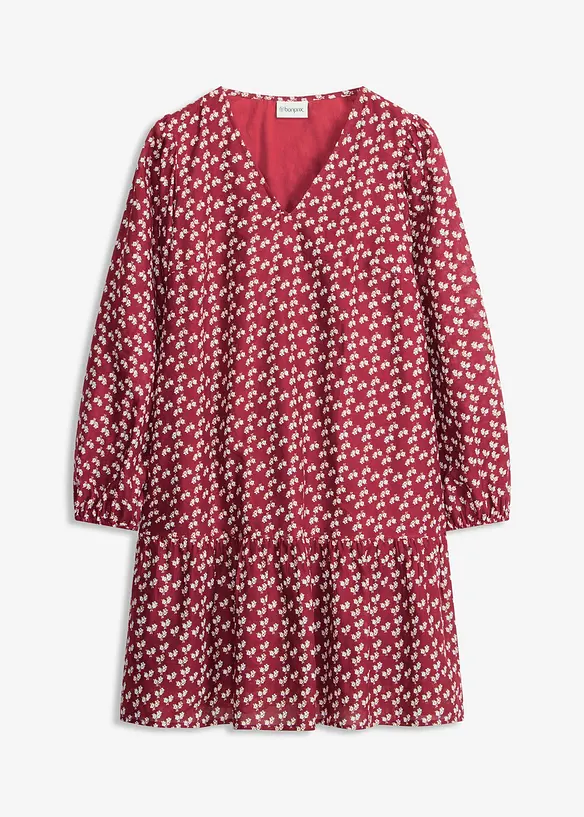 Miniabito in crinkle operato, bonprix