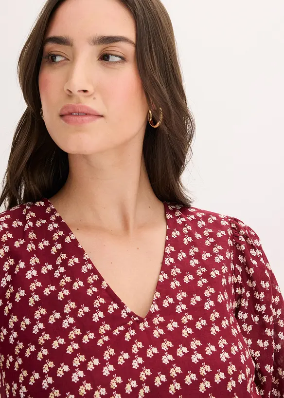 Miniabito in crinkle operato, bonprix