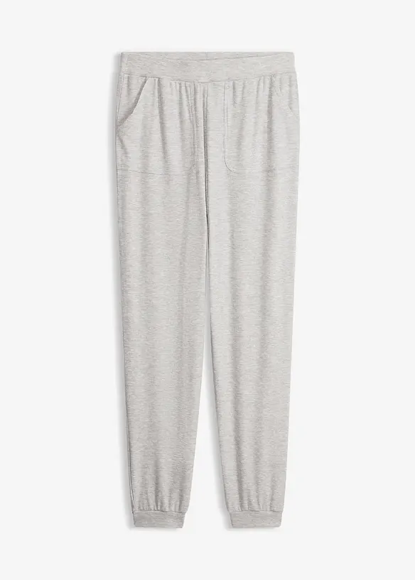 Pantaloni da casa in leggera viscosa a coste, bonprix