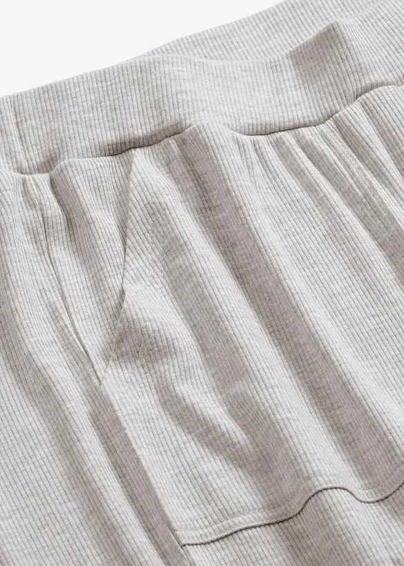 Pantaloni da casa in leggera viscosa a coste, bonprix