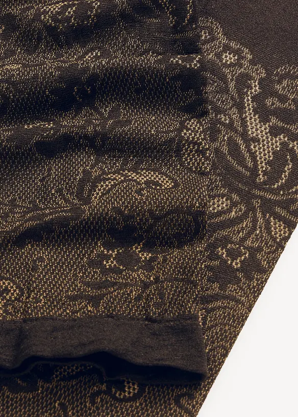 Ciclisti antisfregamento 110 DEN con pizzo stampato, bonprix