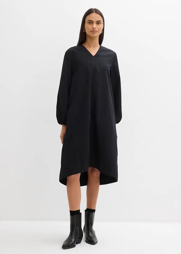 Abito chemisier con polsini  a sbuffo, bonprix