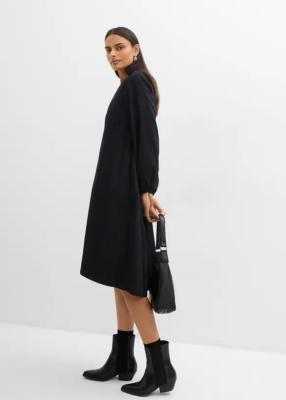 Abito chemisier con polsini  a sbuffo, bonprix