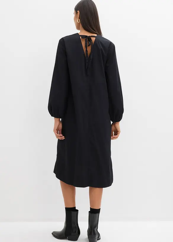 Abito chemisier con polsini  a sbuffo, bonprix