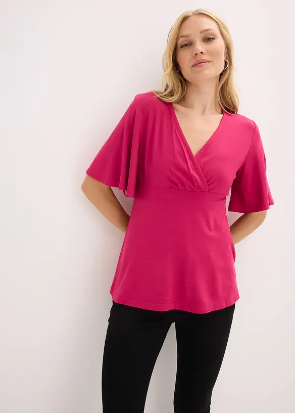 Maglia in jersey con scollatura profonda, bonprix