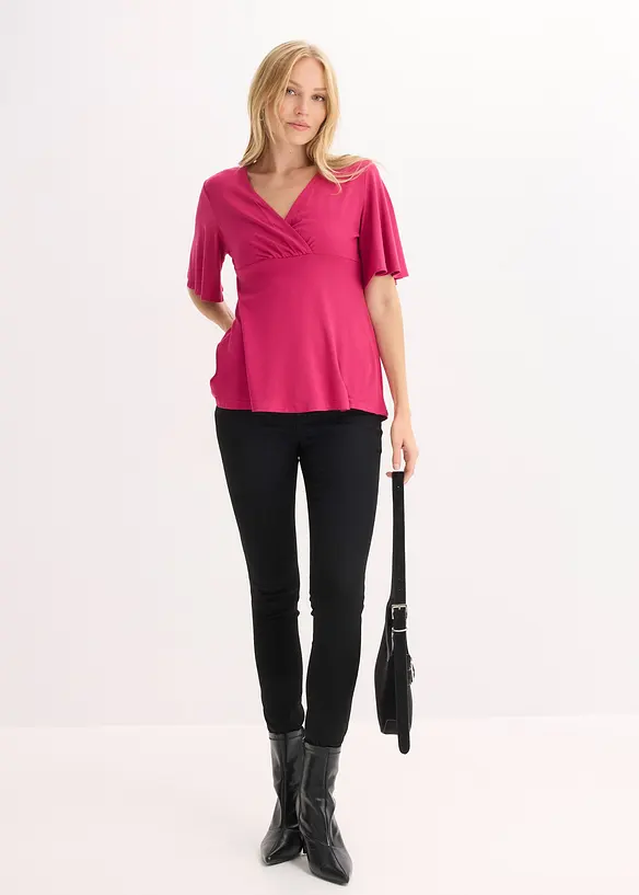 Maglia in jersey con scollatura profonda, bonprix