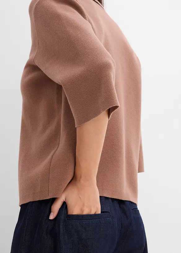 Polo in maglia, bonprix