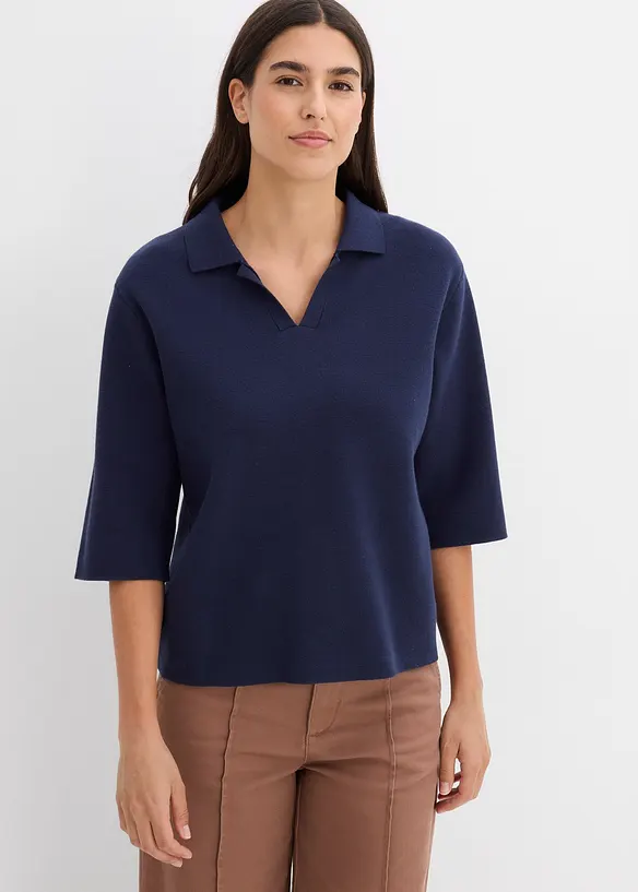 Polo in maglia, bonprix