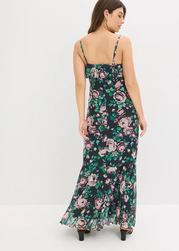 Abito con spalline in mesh morbido, bonprix