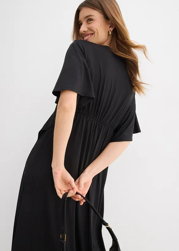 Abito midi con pizzo, bonprix