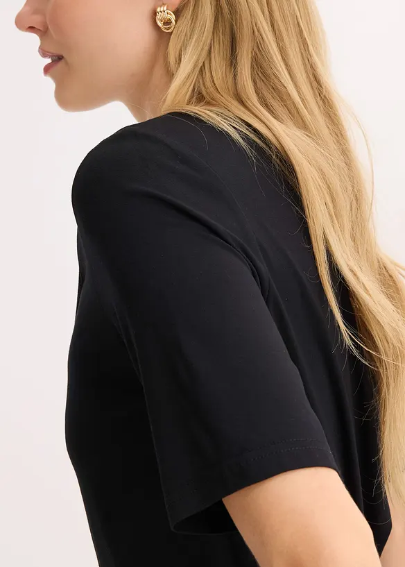 Maglia con motivo incrociato, bonprix